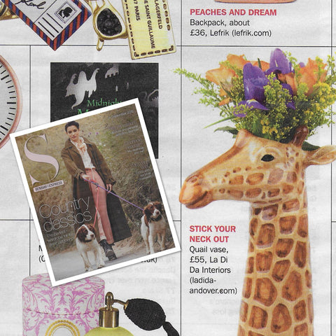Giraffe Vase as seen in the Express on Sunday 