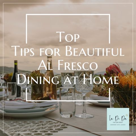 Top Tips for Beautiful Al Fresco Dining