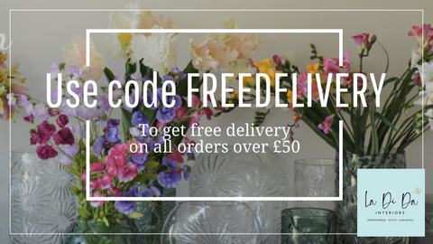 Free delivery on all orders over £50
