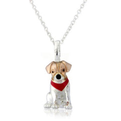 Terrier puppy necklace