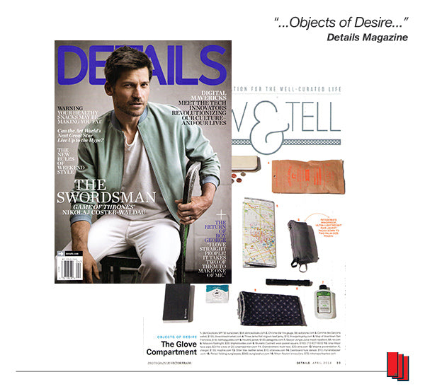 Details Magazine cover showing Nikolaj Coster Waldau and article recommending Red Maps