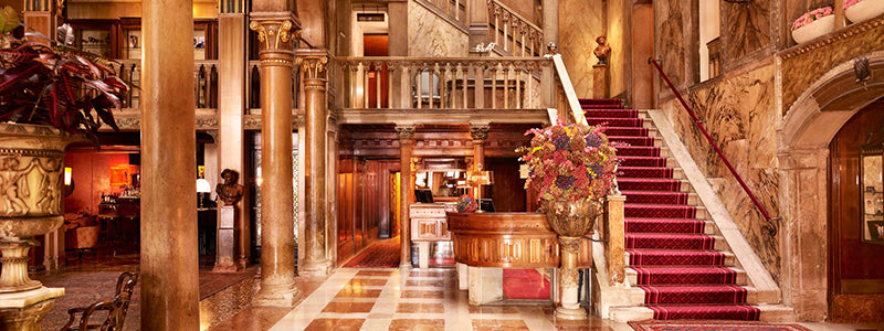 Danieli Hotel Venice lobby lounge staircase