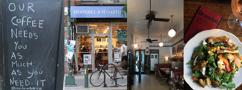 storefronts on Bedford Street Williamsburg Brooklyn