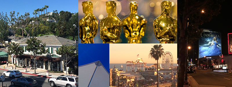 photos of Sunset Blvd and Santa Monica Pier in Los Angeles