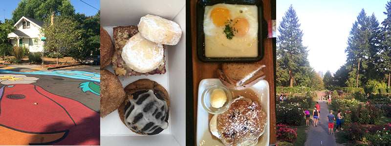 baked goods and breakfast from Broder Cafe in Portland