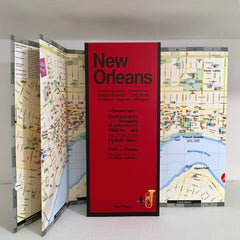 map of New Orleans showing the Mississippi Riverfront
