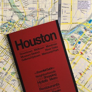 image showing a tourist map of Houston