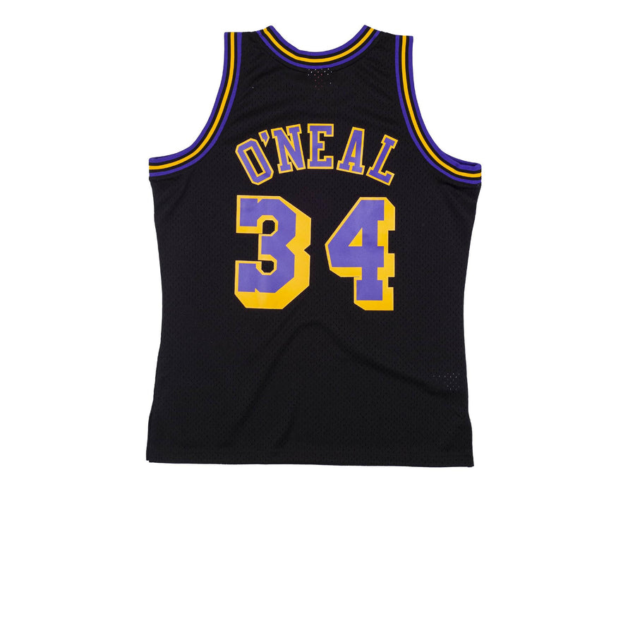 Air Jordan 5 NBA HARDWOOD CLASSIC SWINGMAN LOS ANGELES LAKERS SHAQUILLE O'NEAL 1996-97 JERSEY BLACK