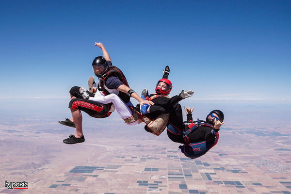 Kirby Chambliss and Kevin Coleman show off their other aerial sport.