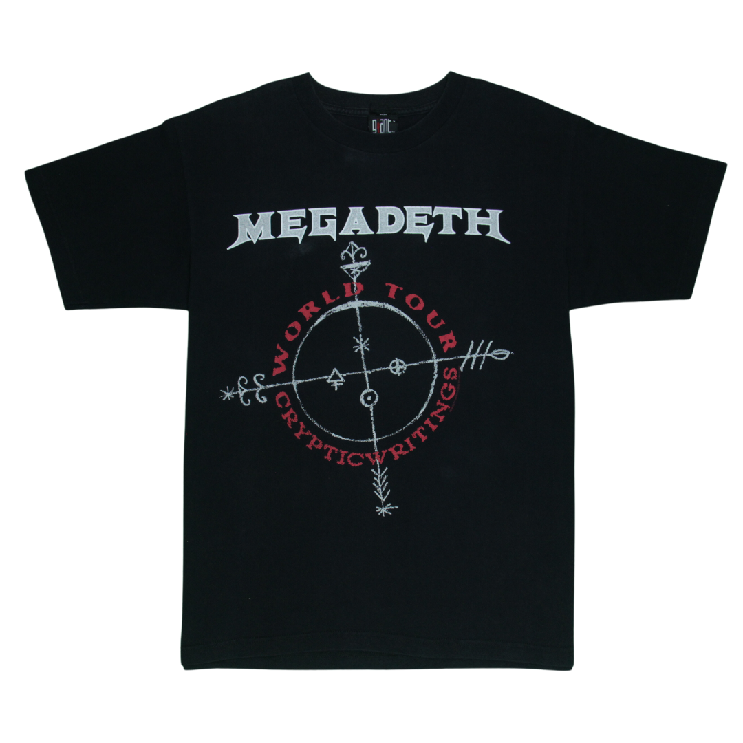 1998 Vtg Megadeth Cryptic Writings World Tour – the archive