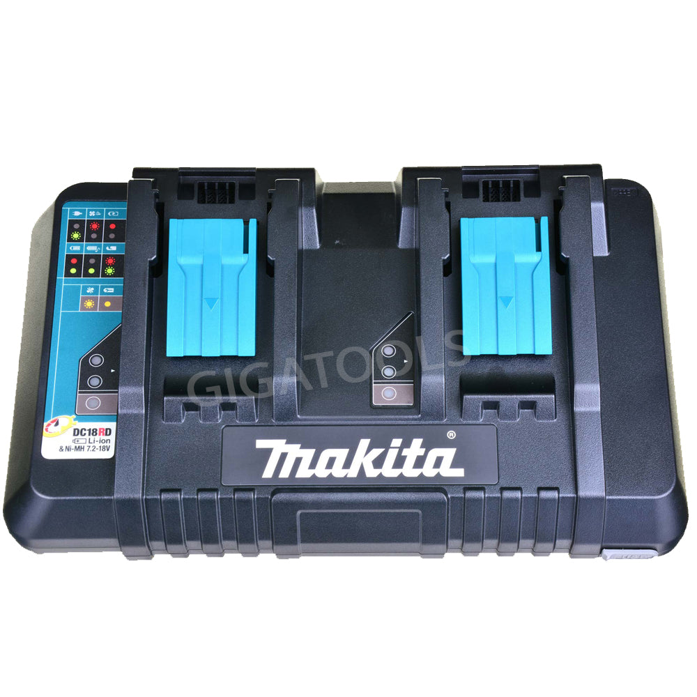 Makita DC18RD Lithium-Ion Dual Port Rapid Optimum Charger 18V