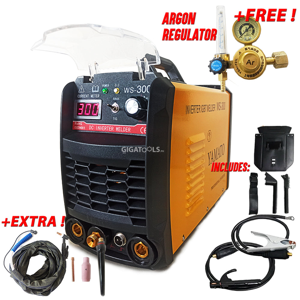 Yamato Ws 300 Professional Digital Inverter Tig And Mma Welding Machine Gigatools Industrial Center 