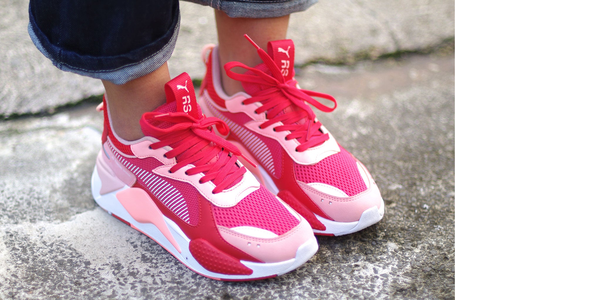 puma rs x bright peach