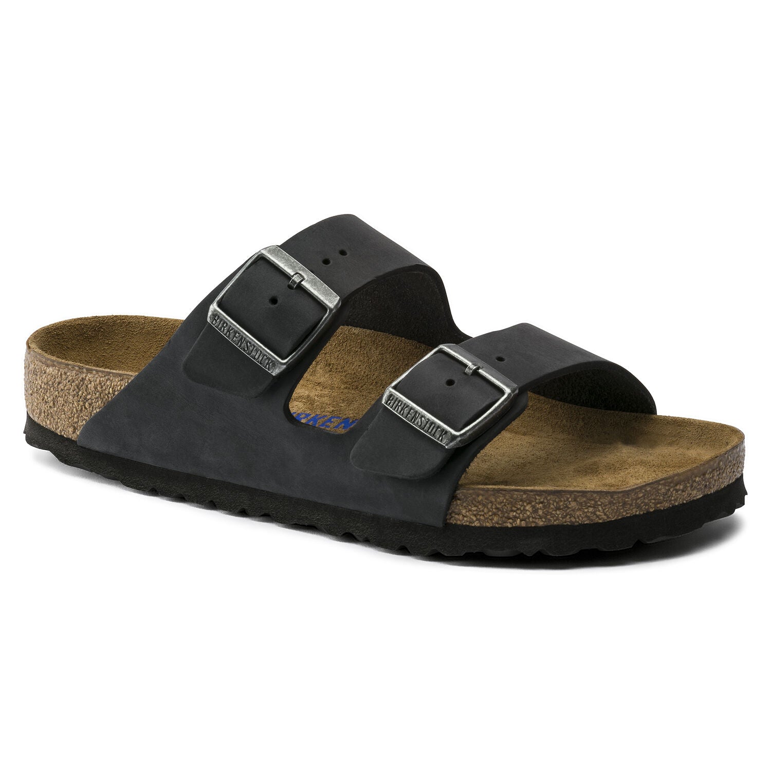 BIRKENSTOCK ARIZONA SOFT OILED - NARROW - BLACK - B06500BN752483