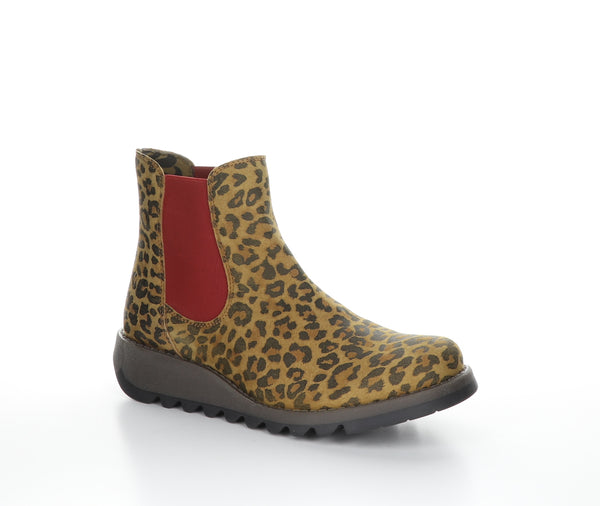 cheetah chelsea boots