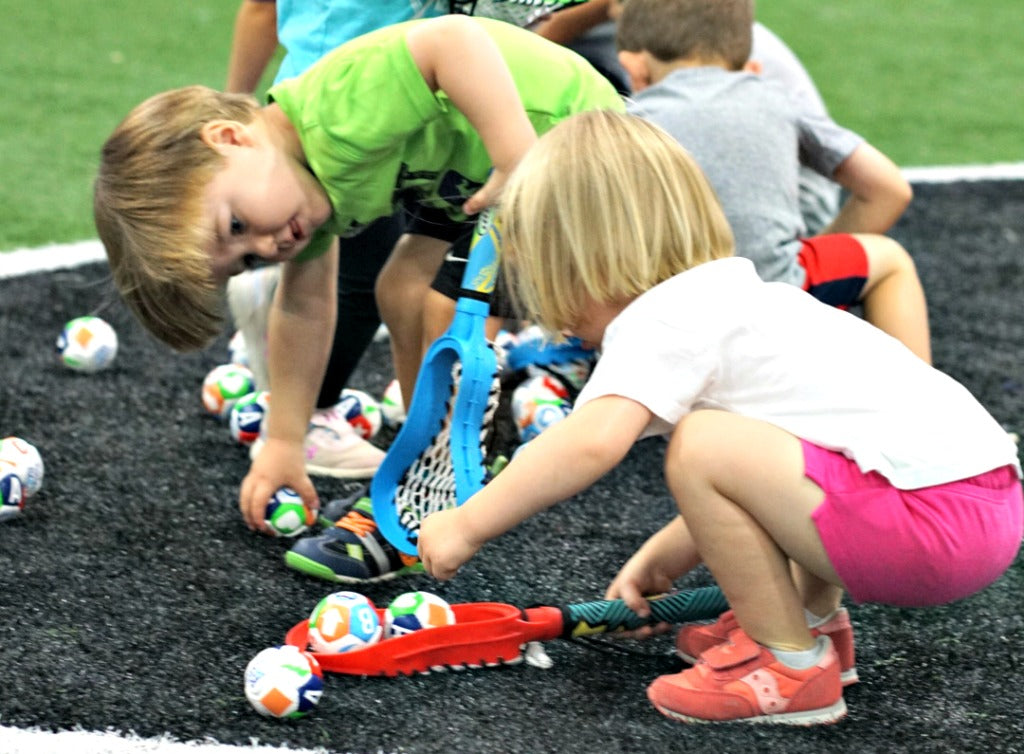 Custom Swax Lax lacrosse training balls for Little Lacrosse Academy