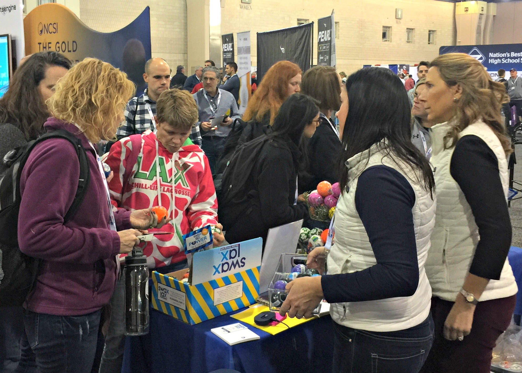 Fans flock to Swax Lax booth at LaxCon 2020