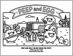 peep and egg potty