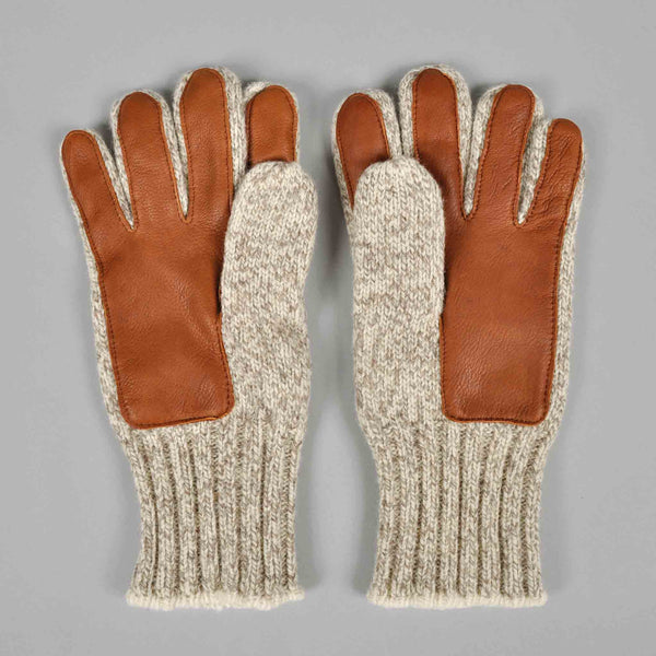 mens wool gloves with leather palms