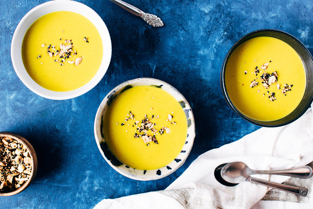 nyssa's kitchen - curried coconut leek soup