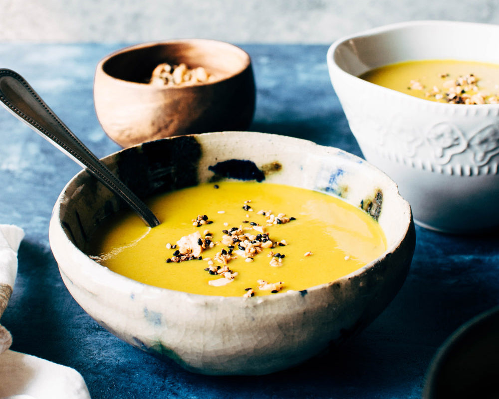 nyssa's kitchen - curried coconut leek soup