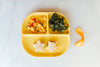 Bambino Bamboo Divided Plates Set of 3