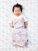 Organic Muslin Swaddle - Mauve Parsnip