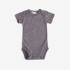 Circle & Dots Organic Onesie - Lavender Grey