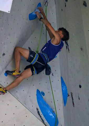 Ben climbing - 2nd qualifier