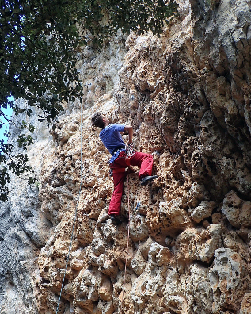 Climbing and Mental Game - female climber sport climbing