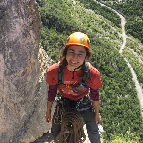 Anaheed Saatchi  - big wall lead female climber