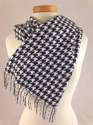Baby It's Cold Outside Houndstooth Scarf