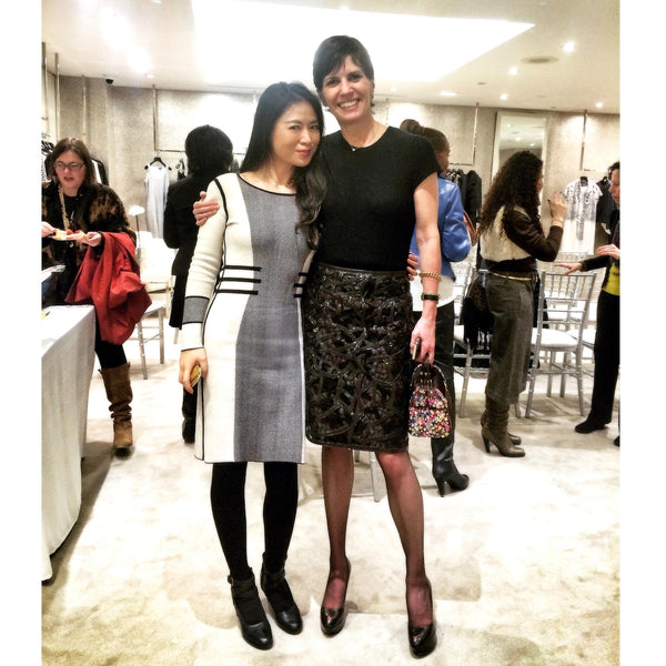 Kelly Hoey with Jia Collection designer Jia Li
