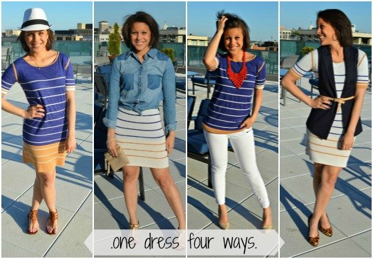 Blogger Lauren Price stylized our AMANDINE dress 4 different ways