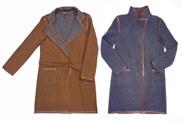 Margaret reversible coat for twice the amount of looks!