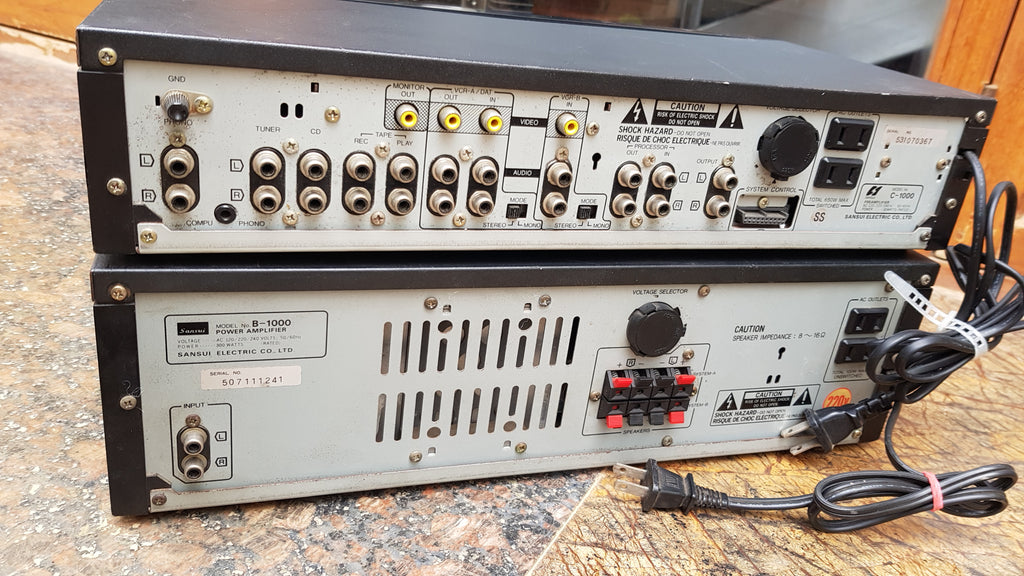 Sansui 1000x receiver with phono stage 
