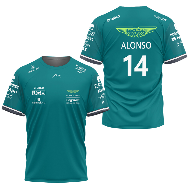 Camiseta Adulto Oficial Fernando Alonso Aston Martin F1 – F Store