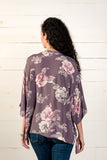 Multicolor Print Top with Embroidery