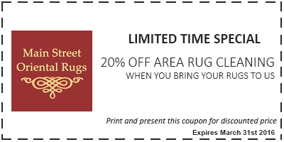 20% off area rug cleaning coupon