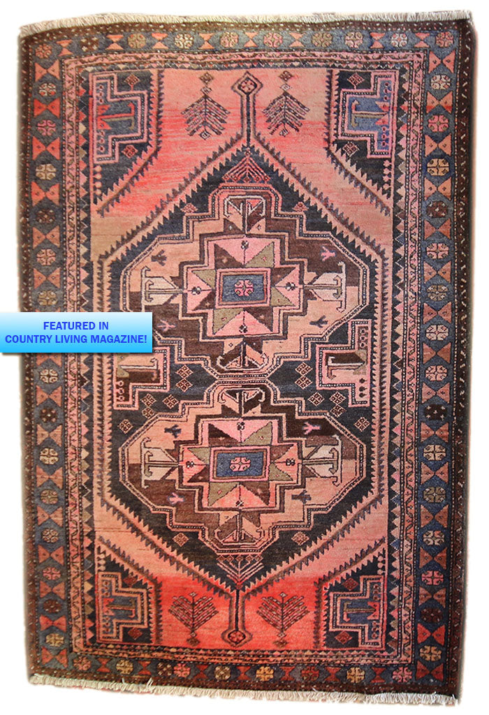 Vintage Persian Hamedaun rug