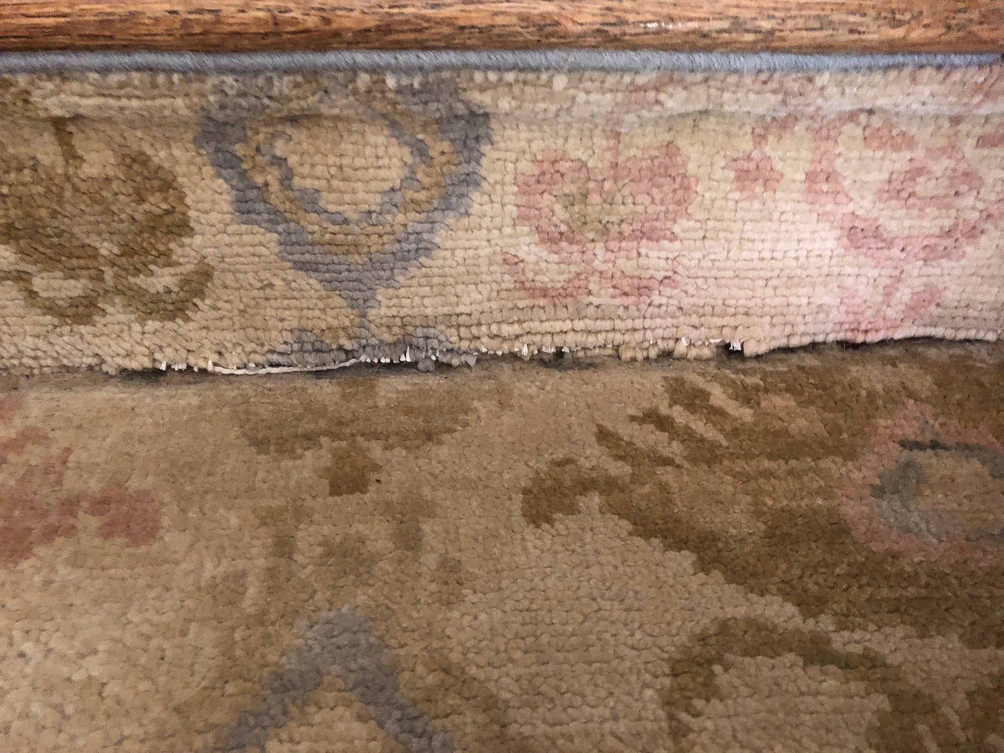 Stair runner repair