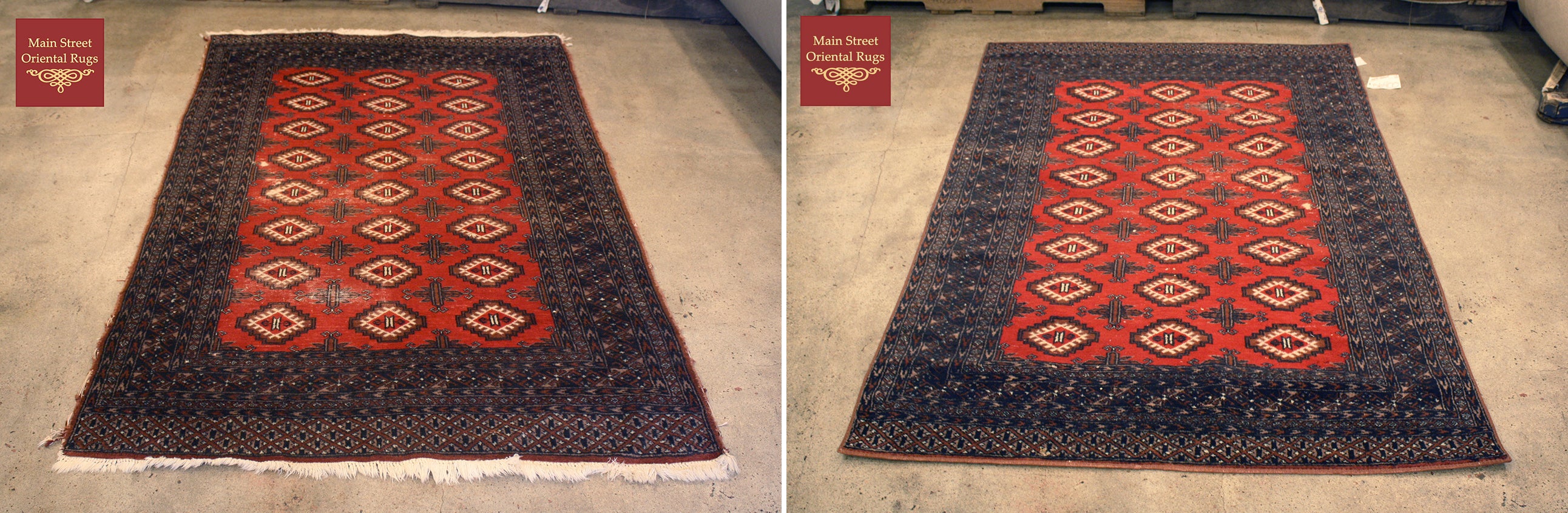 Vintage rug repair