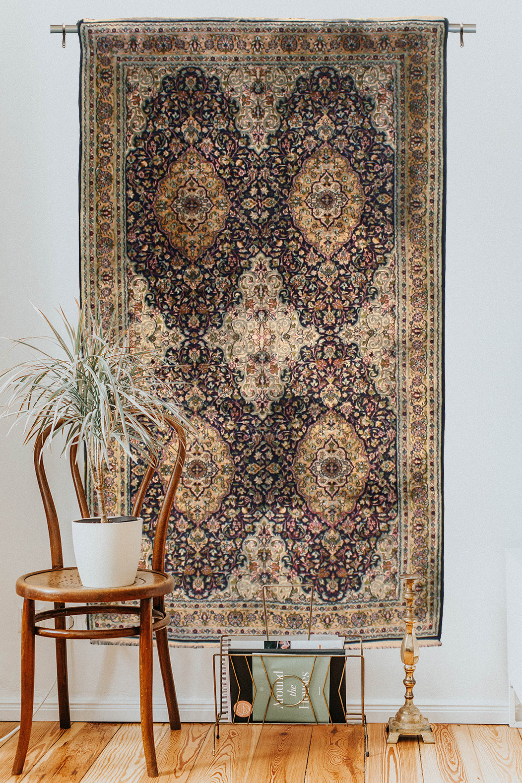 How to hang an Oriental rug on the wall