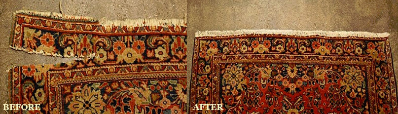 Area rug repair