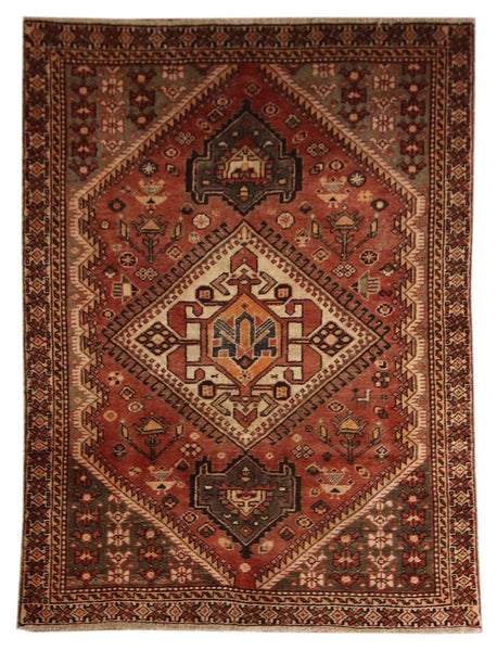 4.9x6.5 Antique Persian - Main Street Oriental Rugs