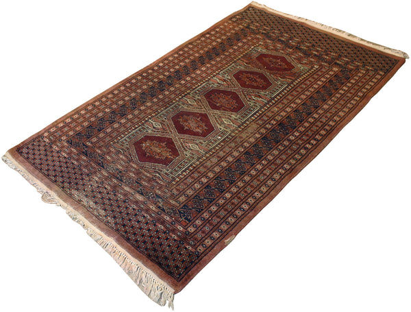 Vintage Bokhara area rug