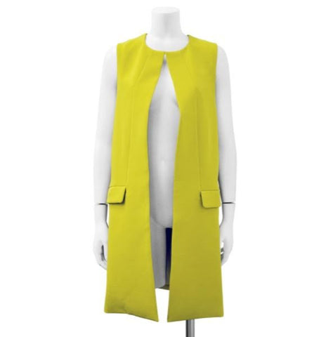 Chartreuse Sleeveless Vest