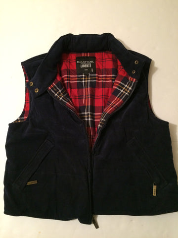 Women's Plaid Vest Ourerwear PreOwned