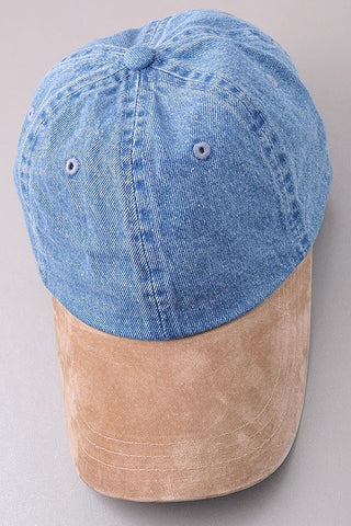 denim dad hat