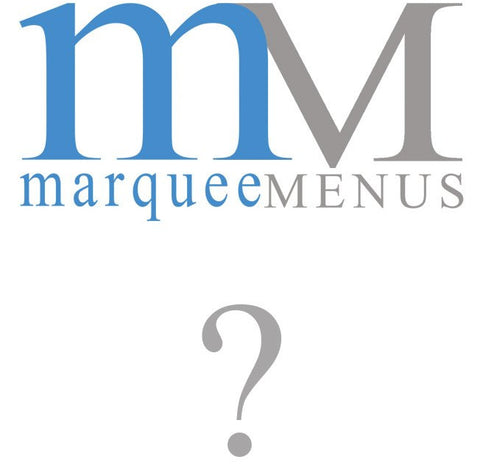 marquee menu faq